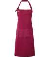 PR137 Premier Calibre Heavy Canvas Pocket Apron Burgundy colour image